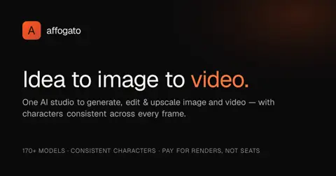 Affogato homepage screenshot