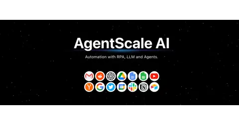 AgentScale AI homepage screenshot