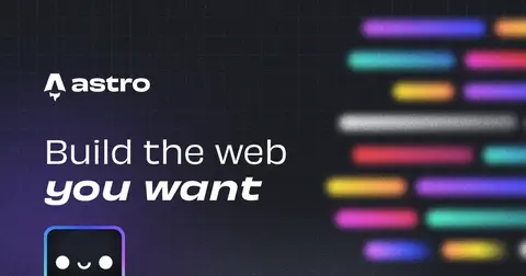 Astro homepage screenshot