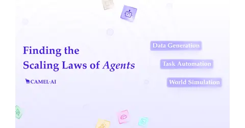 CAMEL-AI homepage screenshot