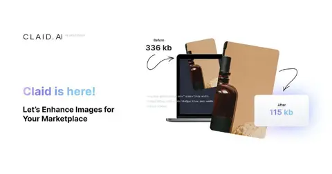 Claid AI homepage screenshot