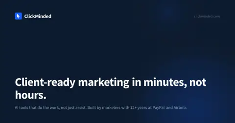 ClickMinded homepage screenshot