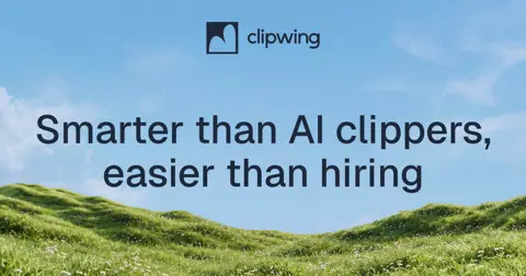 Clipwing homepage screenshot