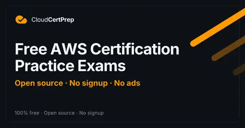 CloudCertPrep homepage screenshot