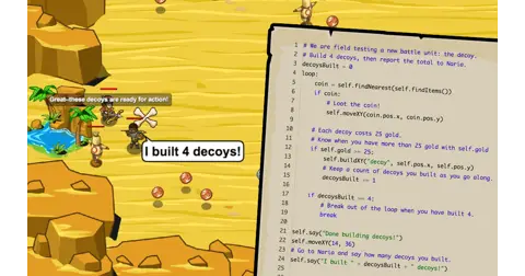 CodeCombat homepage screenshot