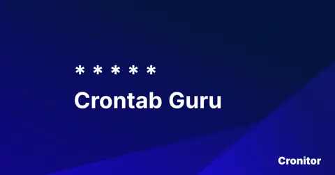crontab.guru homepage screenshot