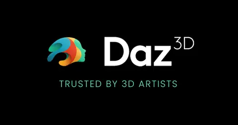 Daz 3D homepage screenshot