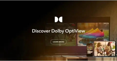 Dolby OptiView homepage screenshot