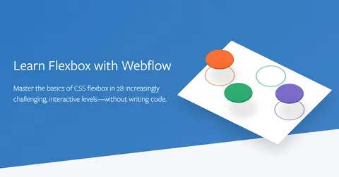 Flexbox with Webflow homepage screenshot