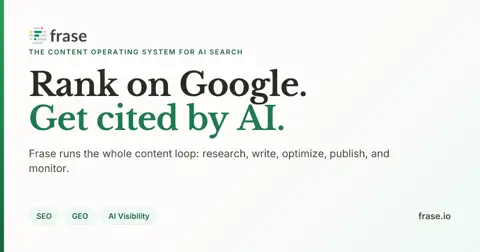 Frase homepage screenshot
