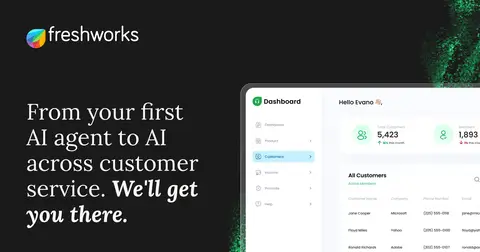 Freshdesk homepage screenshot