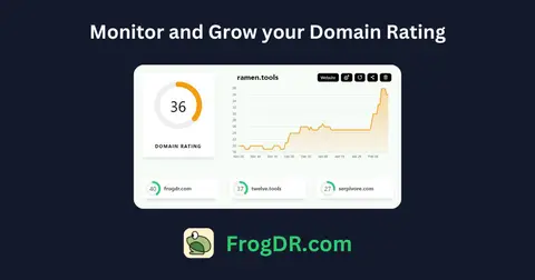 FrogDR homepage screenshot