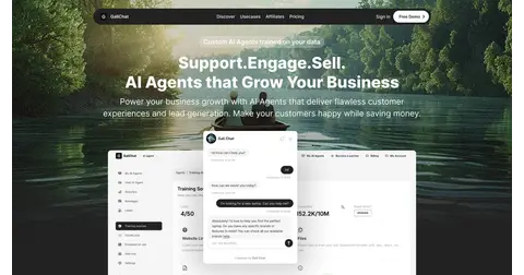 GaliChat homepage screenshot