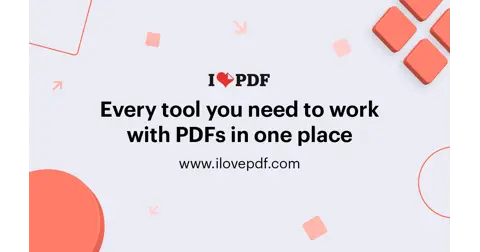 iLovePDF homepage screenshot