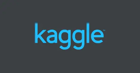 Kaggle homepage screenshot