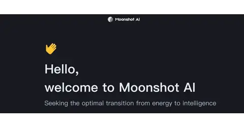 Kimi API Platform homepage screenshot