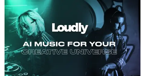 Loudly homepage screenshot