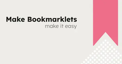Make Bookmarklets homepage screenshot