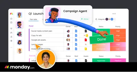 monday.com homepage screenshot