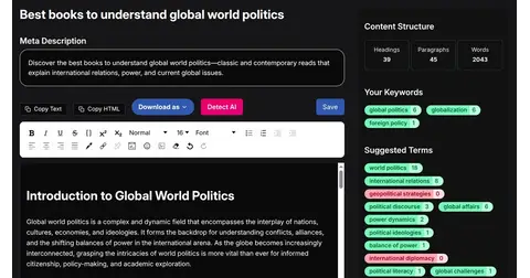 NetusAI AI Article Generator homepage screenshot