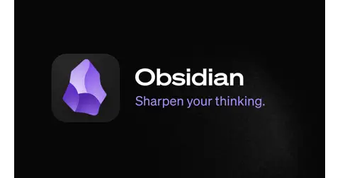 Obsidian homepage screenshot