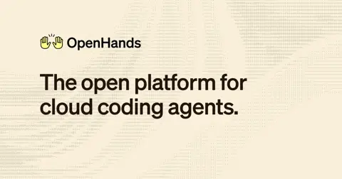 OpenHands homepage screenshot