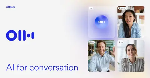 Otter.ai homepage screenshot