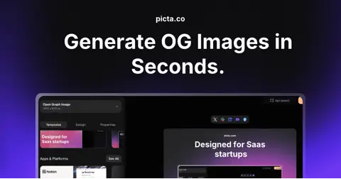 Pictera homepage screenshot