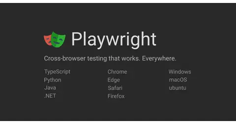 Playwright homepage screenshot