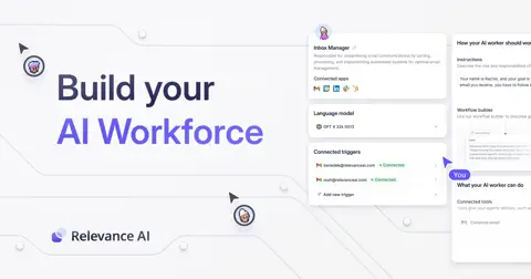 Relevance AI homepage screenshot
