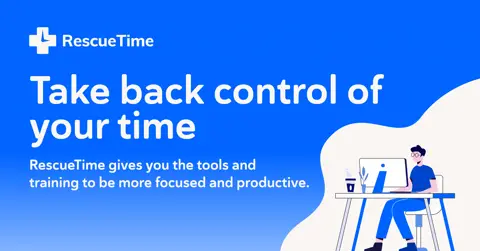 RescueTime homepage screenshot