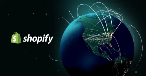Shopify homepage screenshot