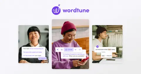 Wordtune homepage screenshot